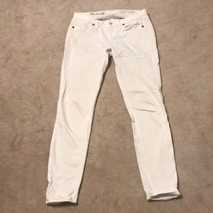 Madewell white denim